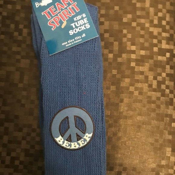 BUNK JUNK BEBER CAMPER COLOR WARS TEAM SPIRIT TUBE SOCKS - Picture 1 of 1